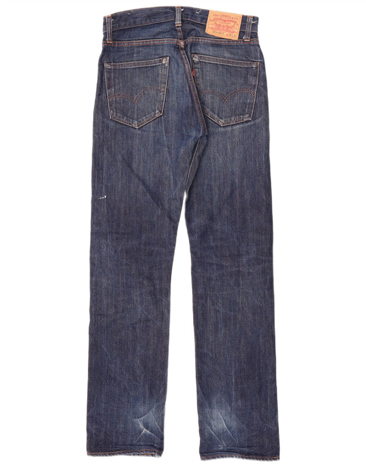 Мужские прямые джинсы Levi's 505 W30 L32 темно-синие, хлопок