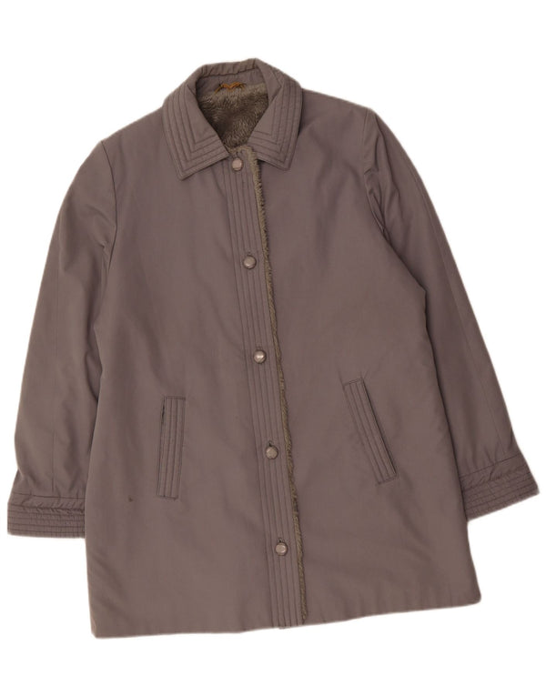 Женское пальто DANNIMAC из шерпы UK 18 XL, серый хлопок