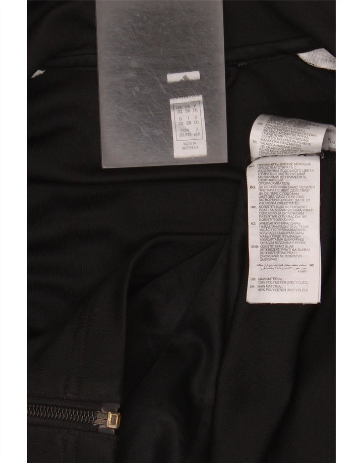 Мужской спортивный костюм Adidas Aeroready с графикой, верхняя куртка 2XL, черный полиэстер