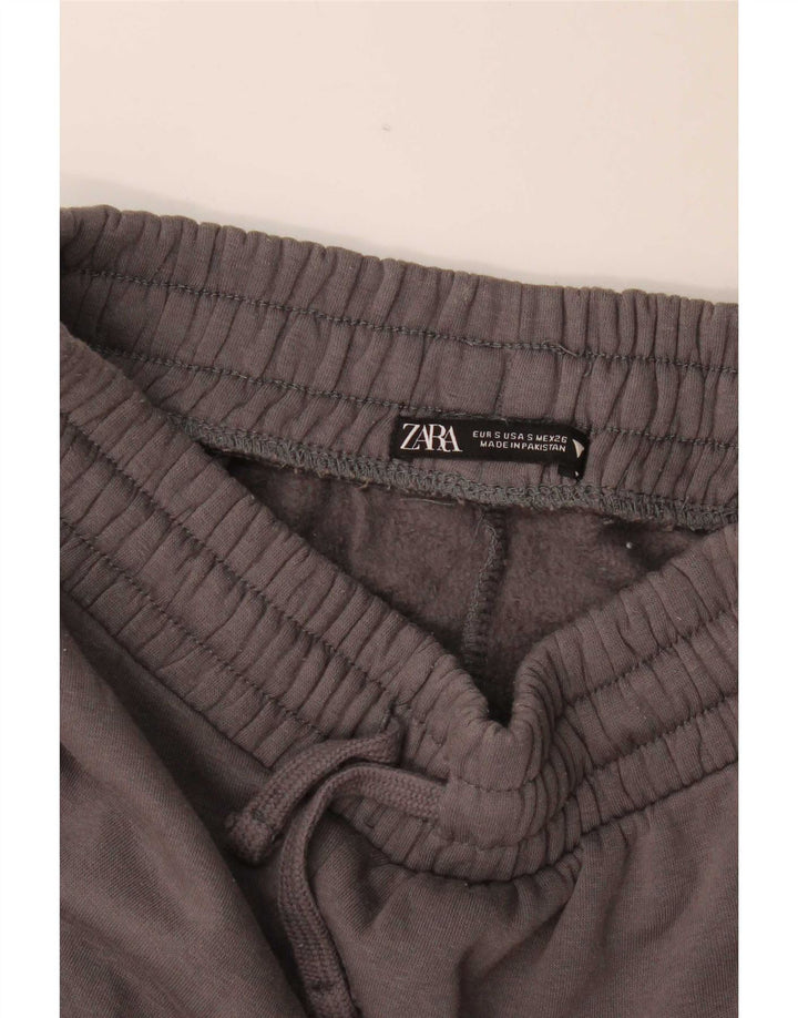 Мужские спортивные брюки-карго Zara, маленькие серые джоггеры