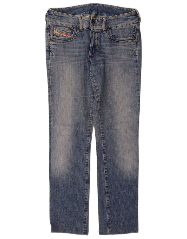 Женские прямые джинсы Diesel W28 L29, синие, хлопок