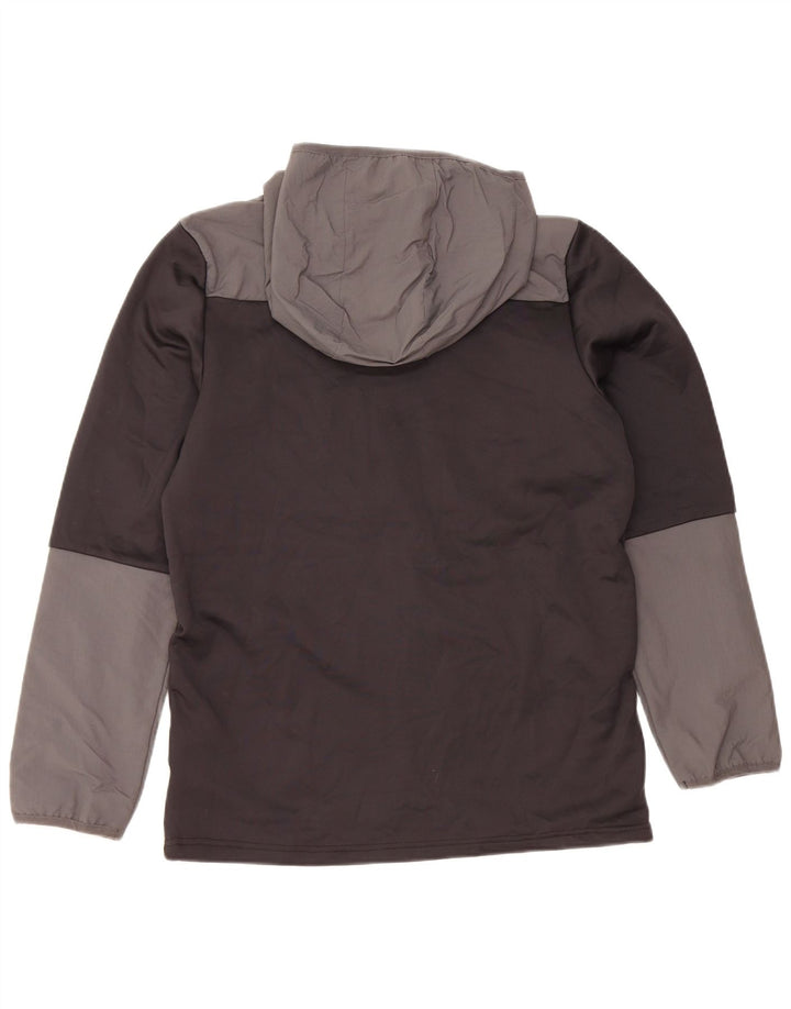 BERGHAUS Свитер с капюшоном на молнии для мальчиков 12-13 лет, черный полиэстер