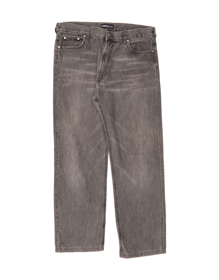CERRUTI  Straight Jeans W36 L30 Grey Cotton Vintage Cerruti and Second-Hand Cerruti from Messina Hembry 