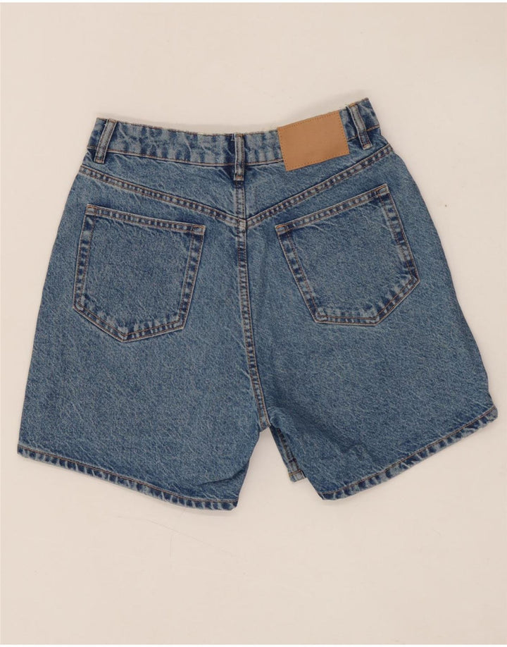 Женские джинсовые шорты ZARA EU 38, маленькие W28, синие, хлопок