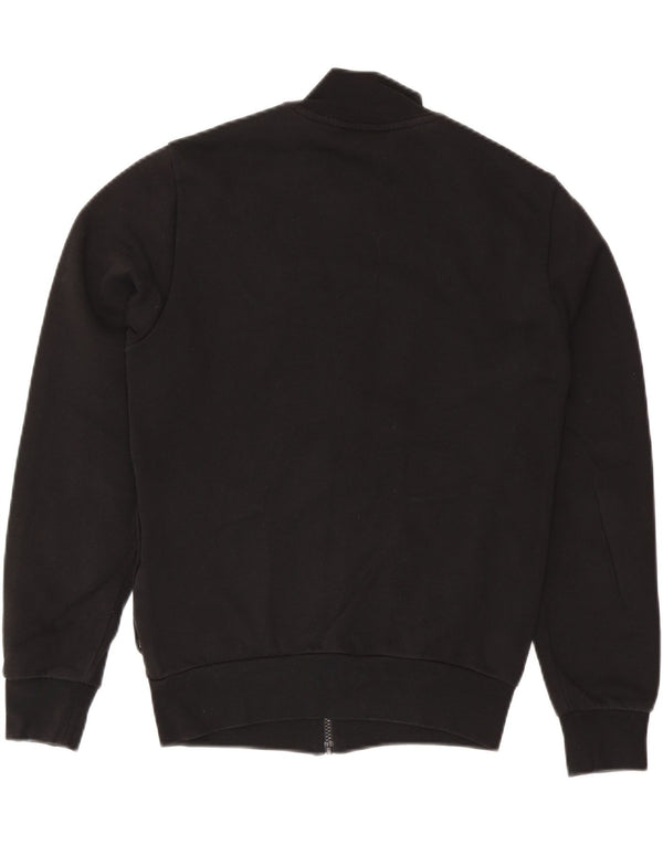 LACOSTE Мужской спортивный костюм стандартной посадки, верхняя куртка, размер 3, маленький, черный, хлопок