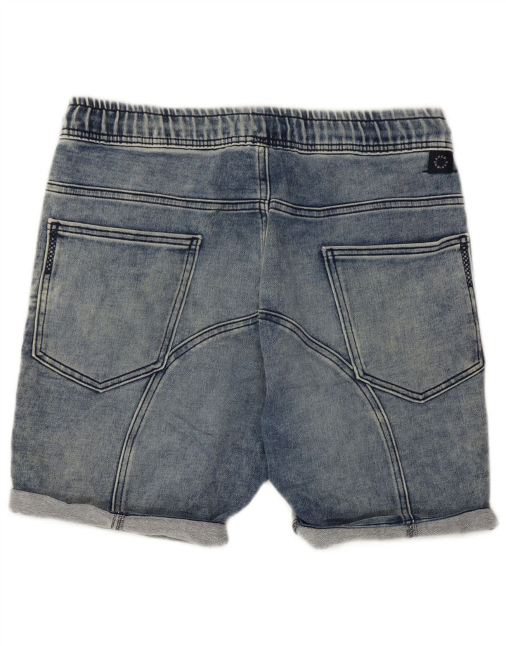 Мужские джинсовые шорты Zara W32, синие, хлопок, большие размеры
