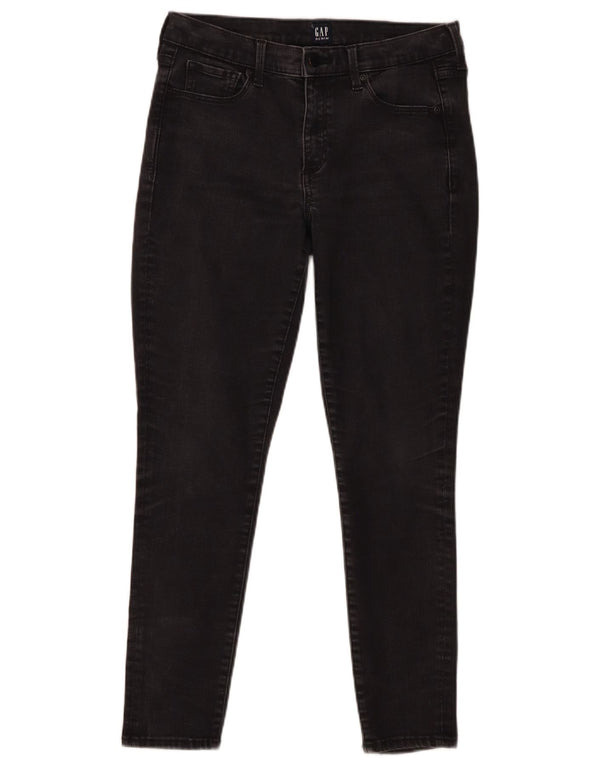 Женские джинсы скинни Gap W28 L26, черный хлопок