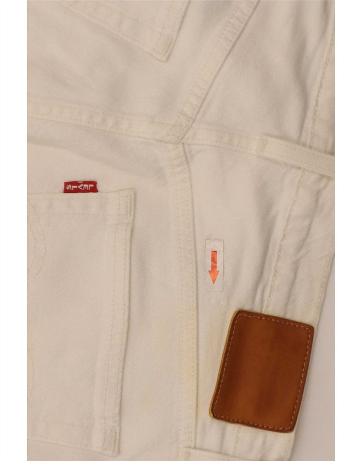 Мужские прямые джинсы Levi's W29 L28, белый хлопок