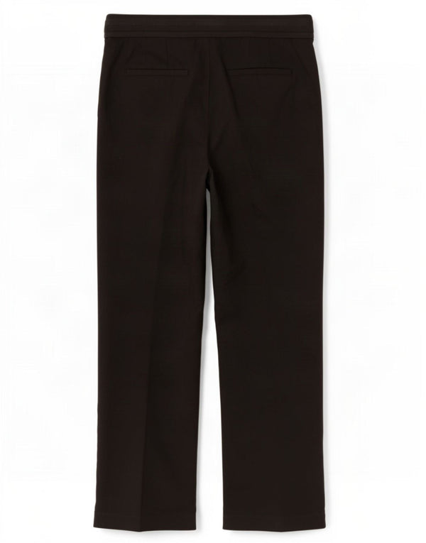 Женские прямые брюки чинос Zara, большие, черные, хлопковые, W30 L26