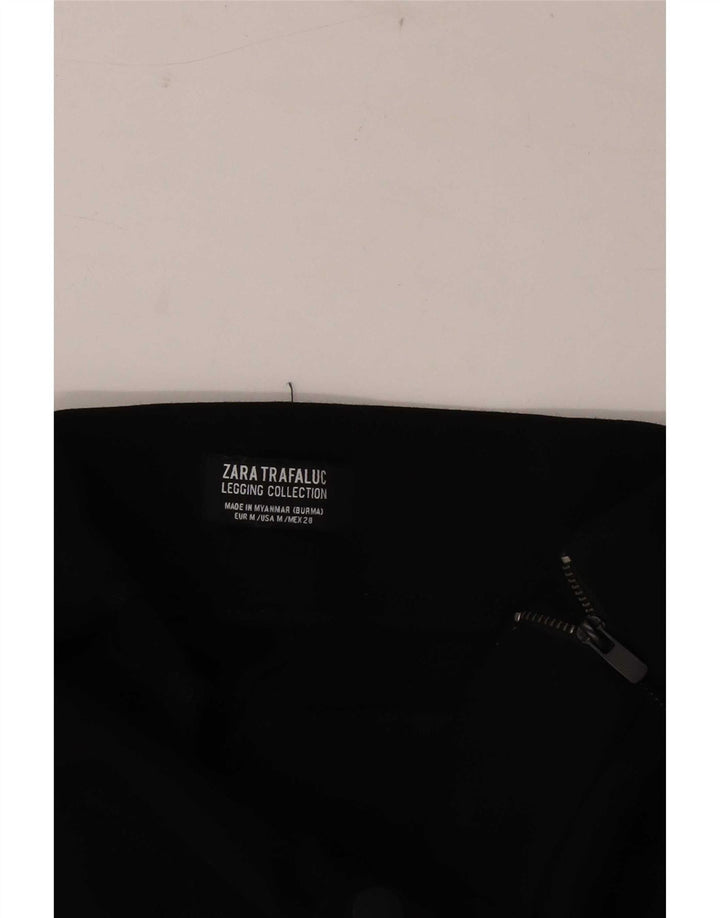 Женские леггинсы Zara UK 14, средние, черные