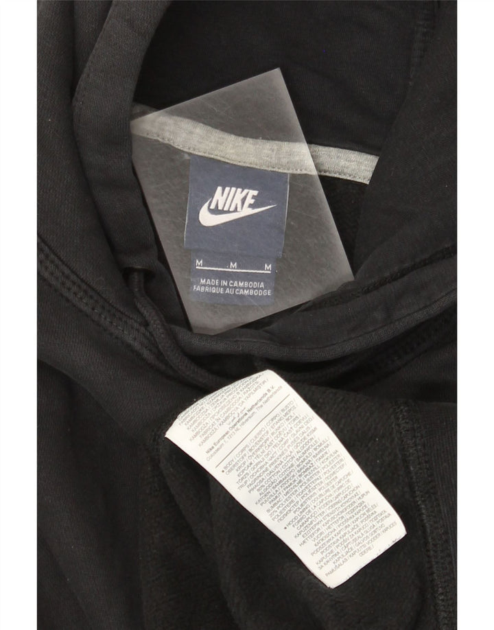 Мужской джемпер с капюшоном Nike, средний черный, хлопок