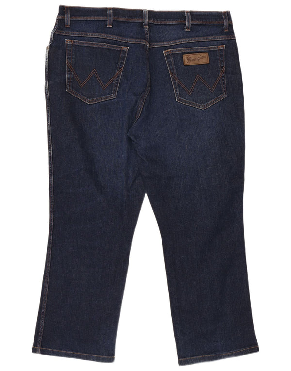 Мужские прямые джинсы Wrangler Texas Regular Fit W40 L30, темно-синие, хлопок