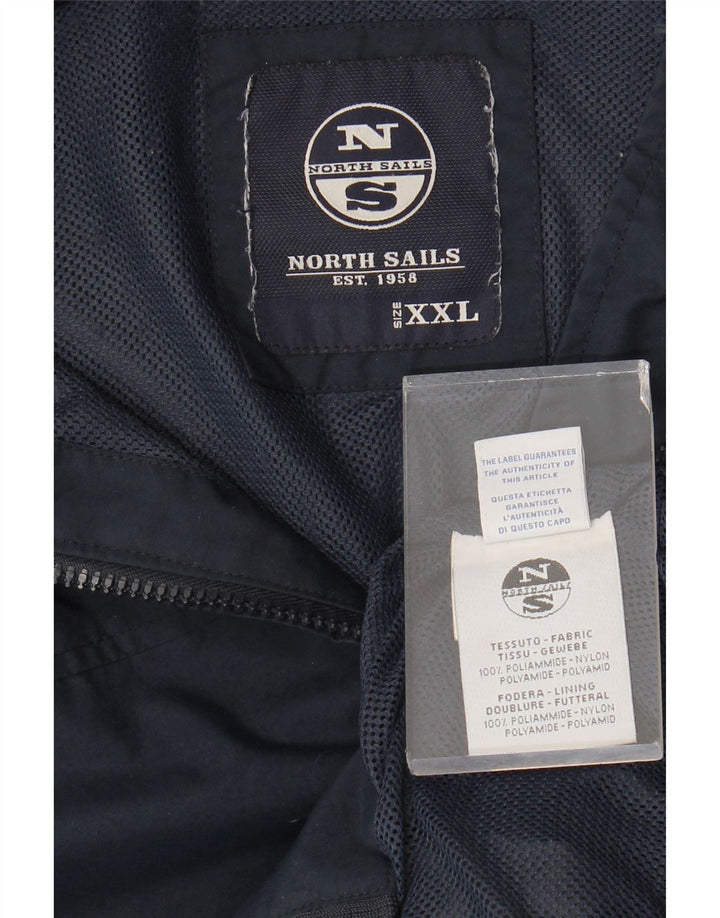 Мужская куртка-бомбер North Sails UK 44 2XL Темно-синий полиамид