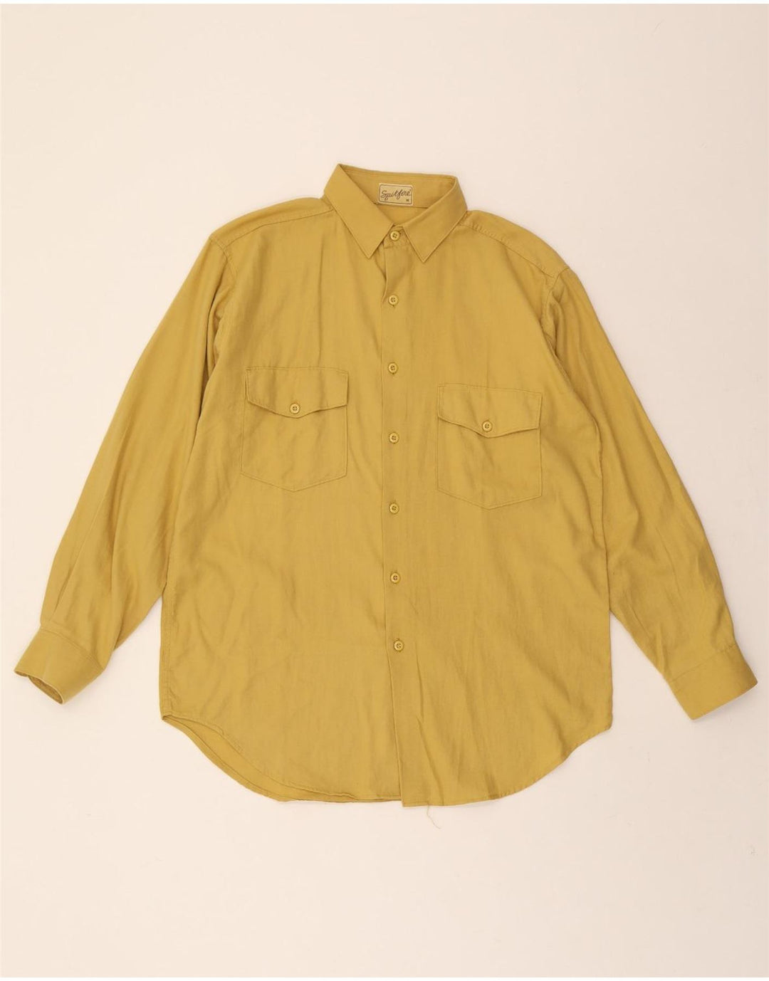 SPITFIRE Mens Shirt Medium Yellow Cotton Vintage Spitfire and Second-Hand Spitfire from Messina Hembry 