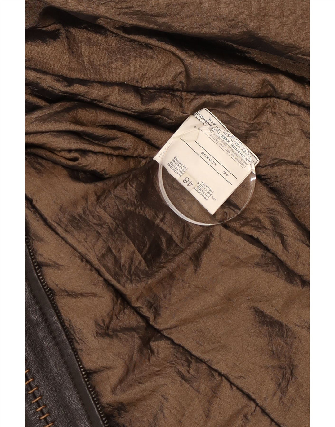 Куртка женская кожаная Mabrun IT 48 XL черная кожа
