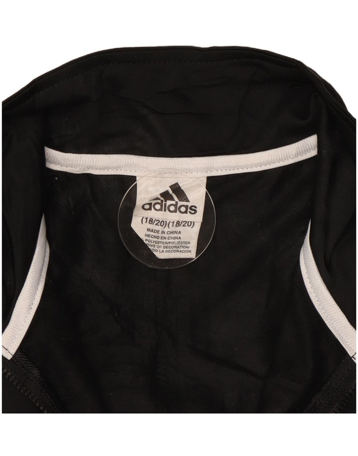 Спортивный костюм Adidas для мальчиков 13-14 лет, черный полиэстер
