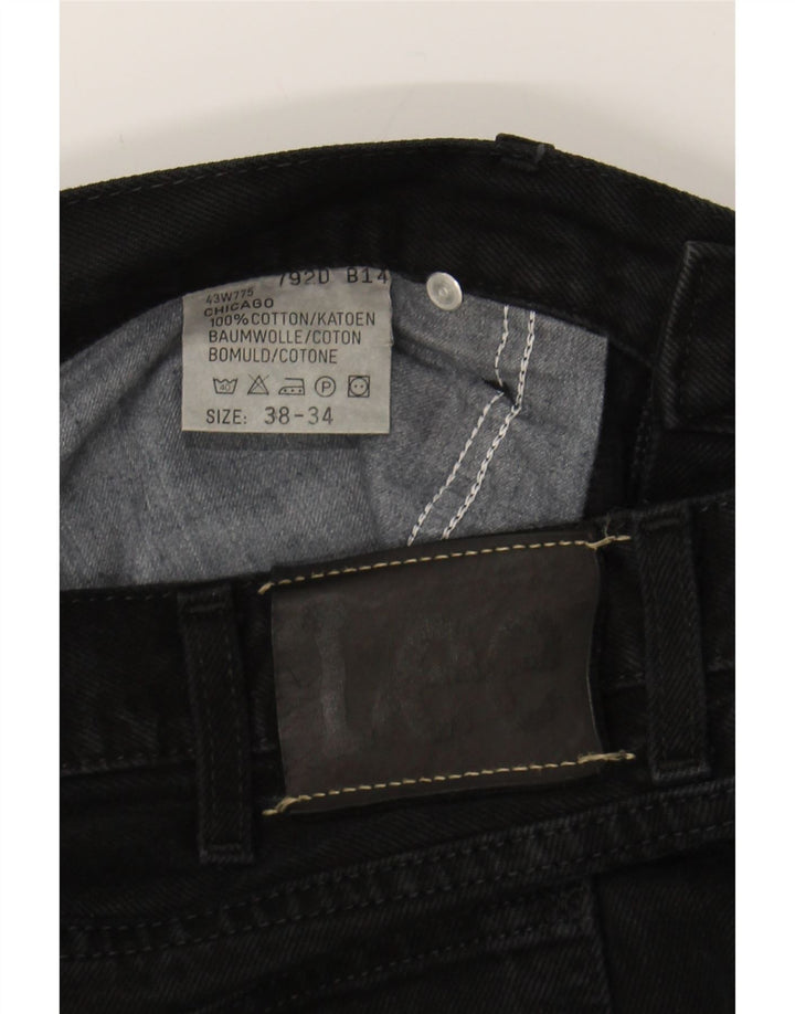 LEE Mens Cropped Jeans Size 38 W38 L26 Black Cotton Vintage Lee and Second-Hand Lee from Messina Hembry 