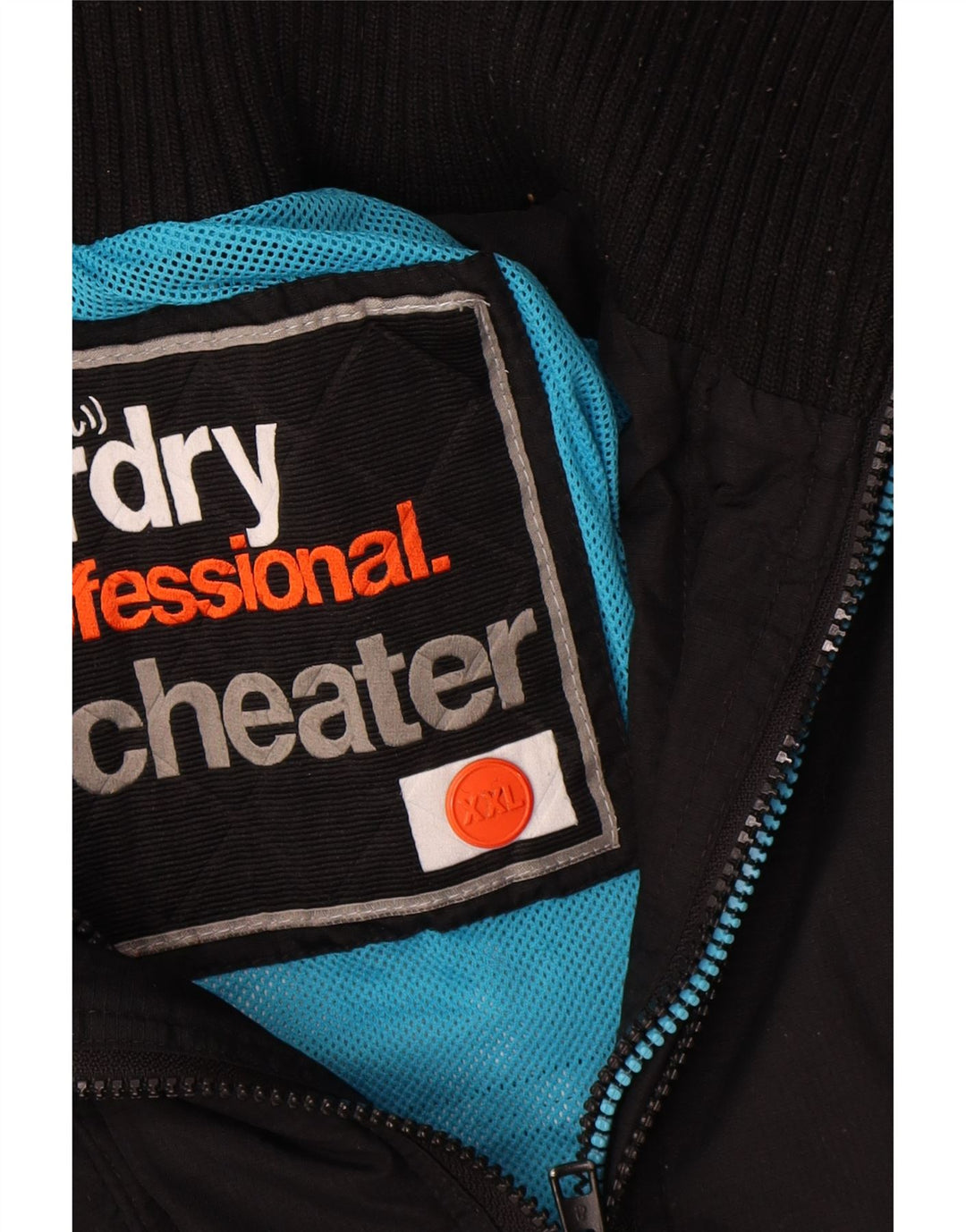 Мужская ветровка с рисунком Superdry UK 44 2XL, черный нейлон