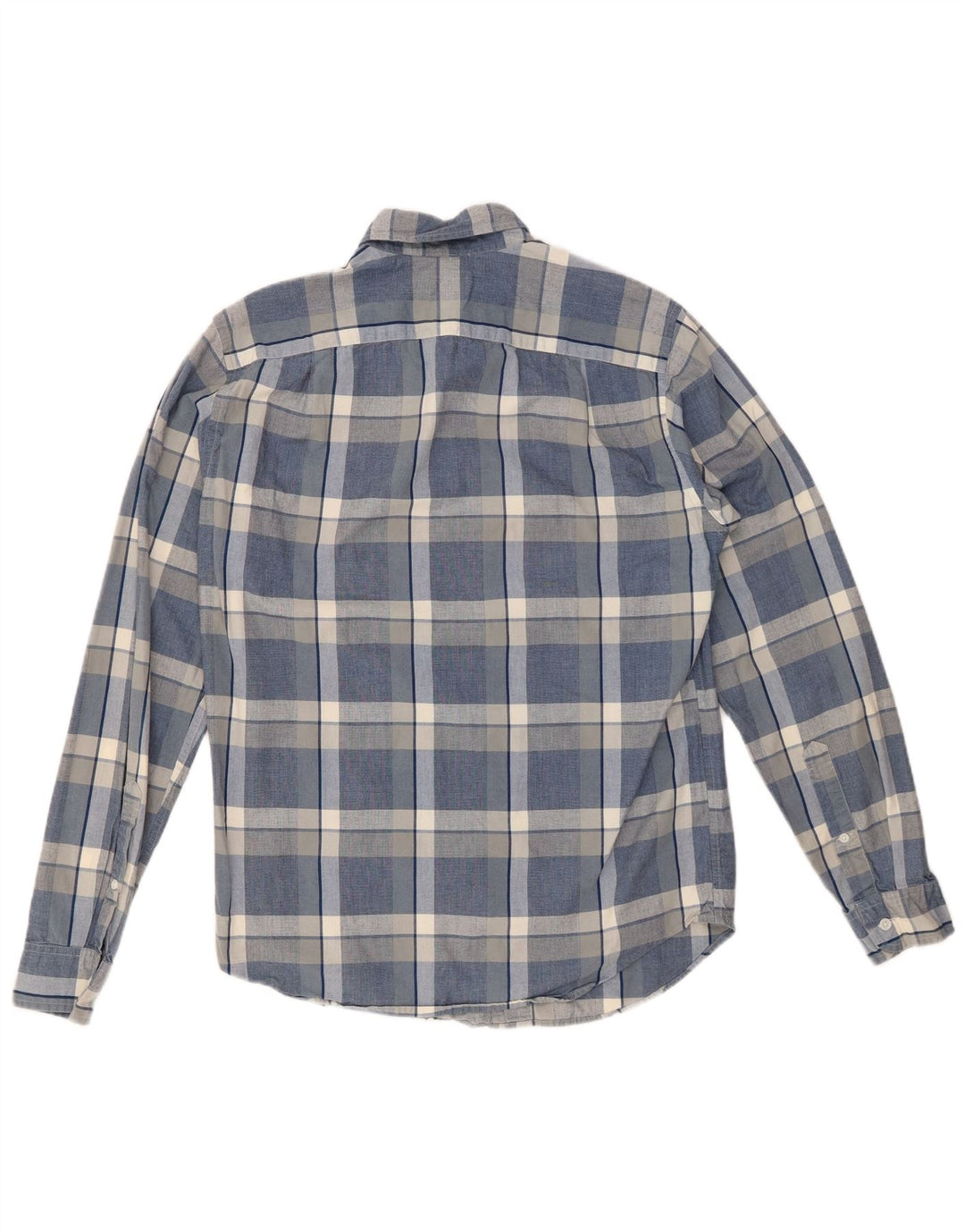 Мужская рубашка классического кроя J. CREW, маленькая синяя клетка, хлопок