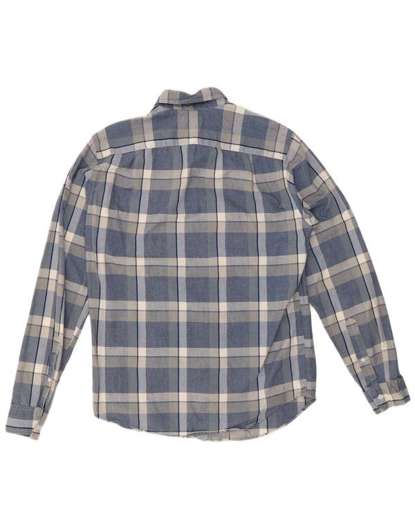 Мужская рубашка классического кроя J. CREW, маленькая синяя клетка, хлопок