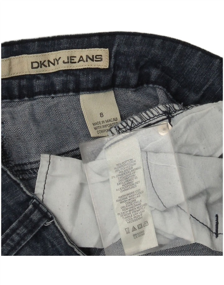 Женские узкие джинсы Dkny US 8, средние W30 L31, темно-синие, хлопок