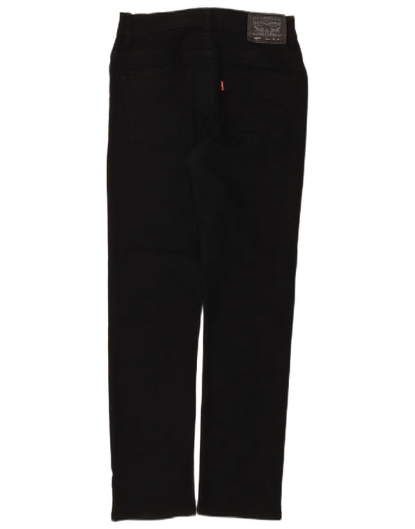 Зауженные джинсы Levi's Boys 502 13-14 лет W27 L27, черный хлопок
