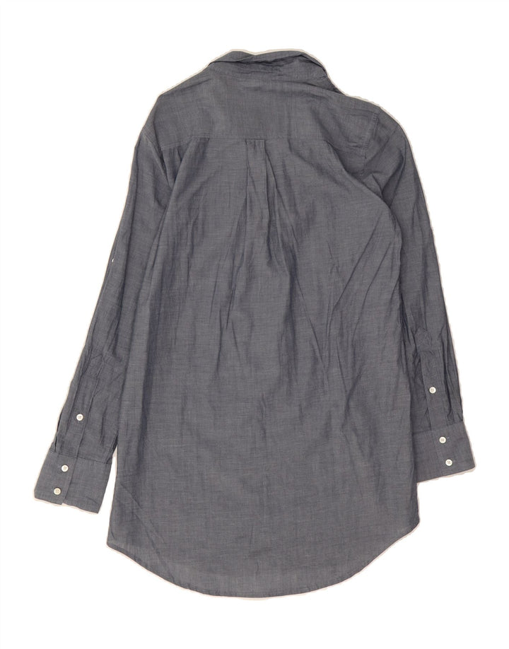 J. CREW Womens Pullover Shirt Dress UK 6 XS Grey Cotton Vintage J. Crew and Second-Hand J. Crew from Messina Hembry 