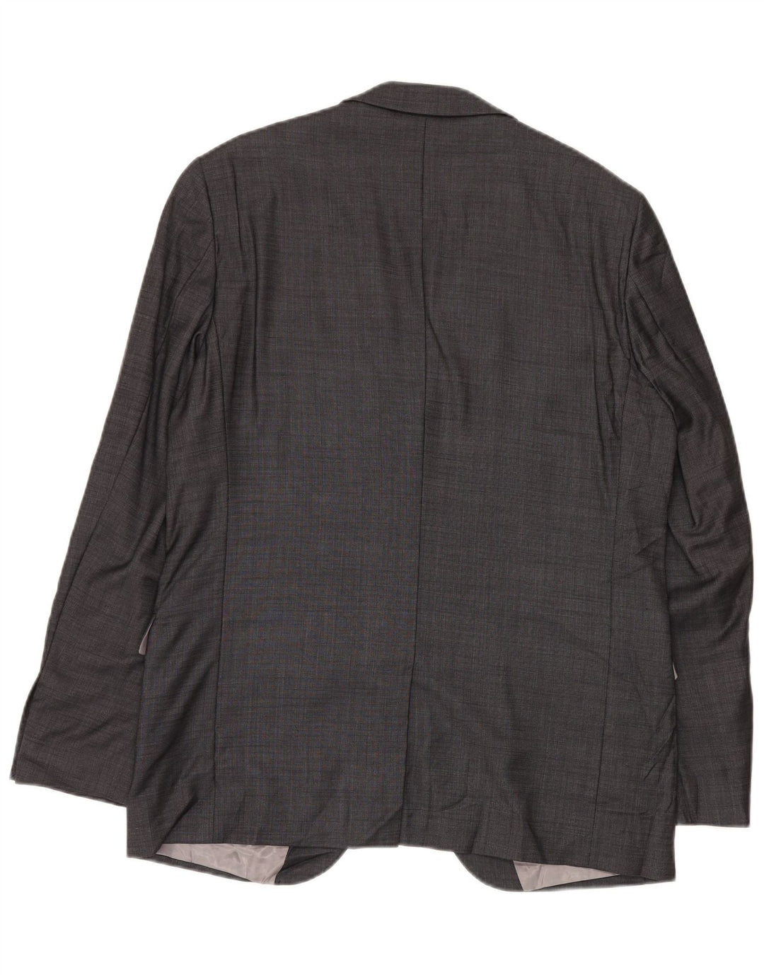 Мужской пиджак классического кроя с 2 пуговицами Dkny, Великобритания, 42 XL, серая шерсть