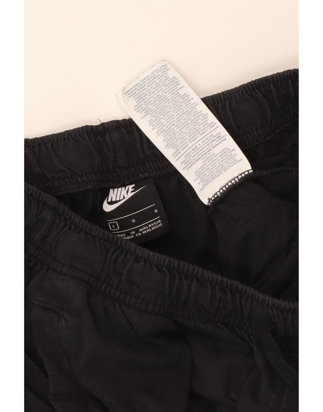 Мужские спортивные шорты NIKE, большие черные, хлопковые