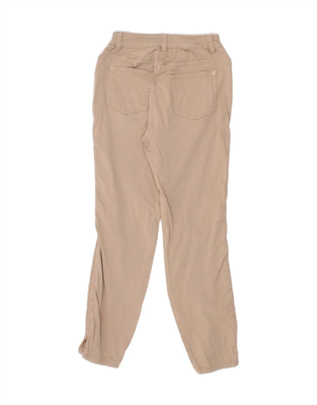 TED BAKER Womens Slim Casual Trousers W26 L28 Beige Cotton Vintage Ted Baker and Second-Hand Ted Baker from Messina Hembry 