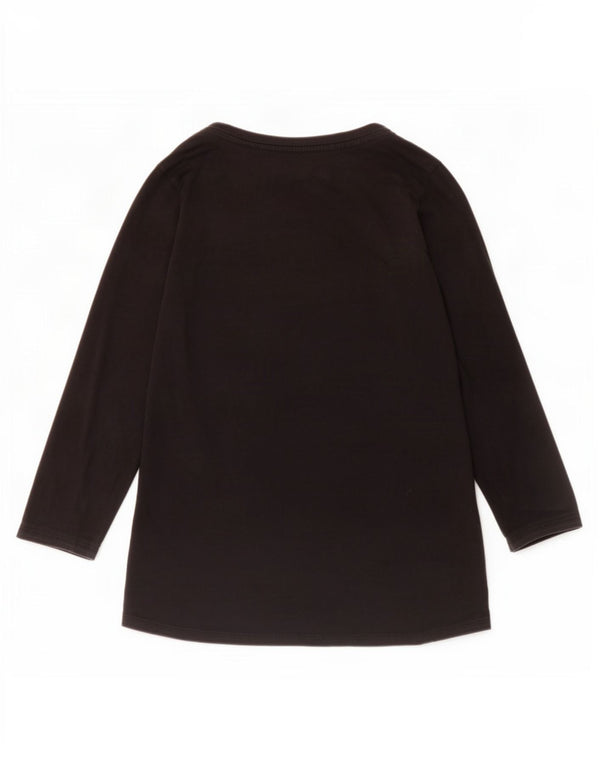 Женский топ Champion с длинным рукавом и графикой, Великобритания 18 XL, черный