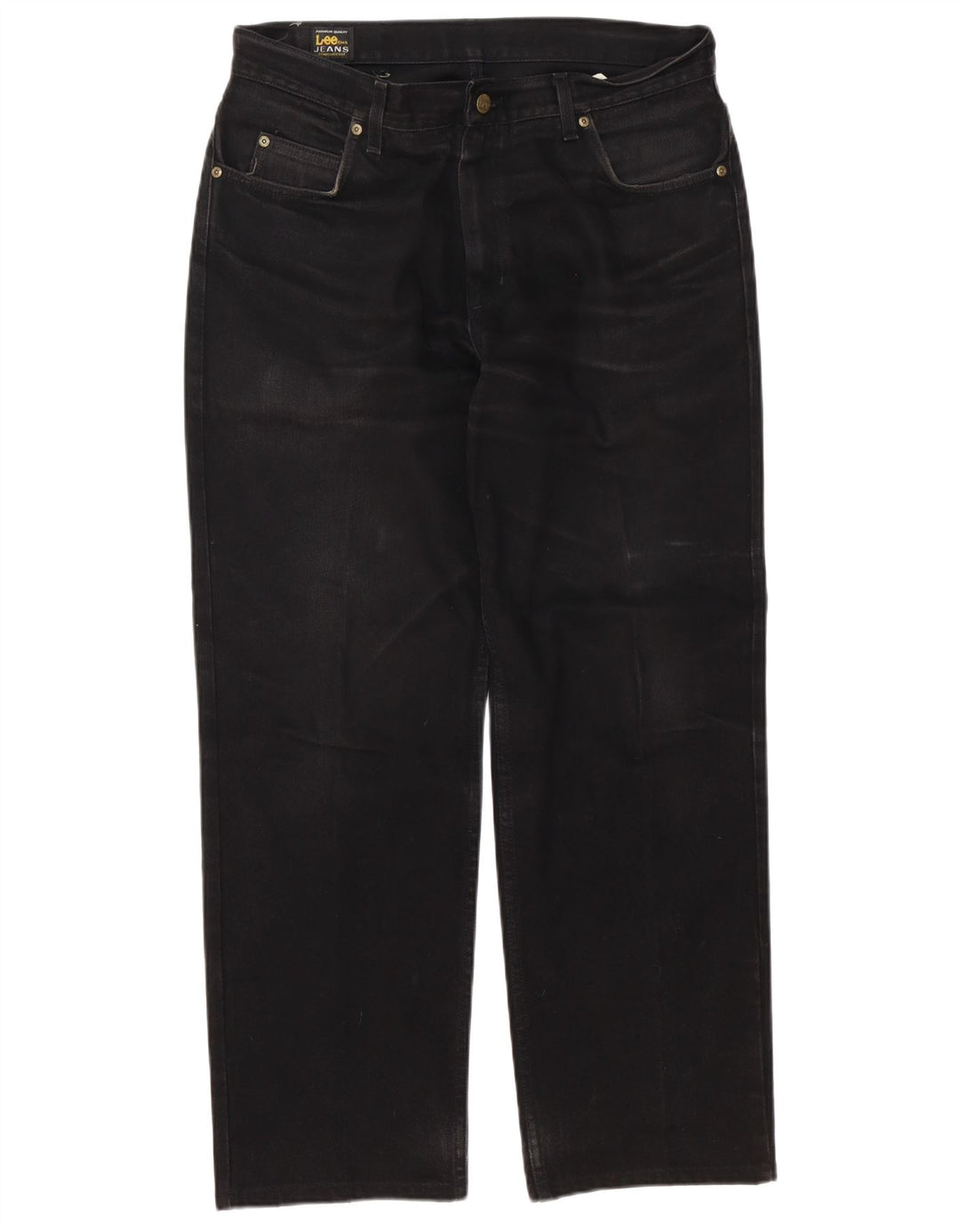 Мужские прямые джинсы Lee W36 L32, черный хлопок