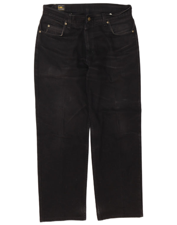 Мужские прямые джинсы Lee W36 L32, черный хлопок