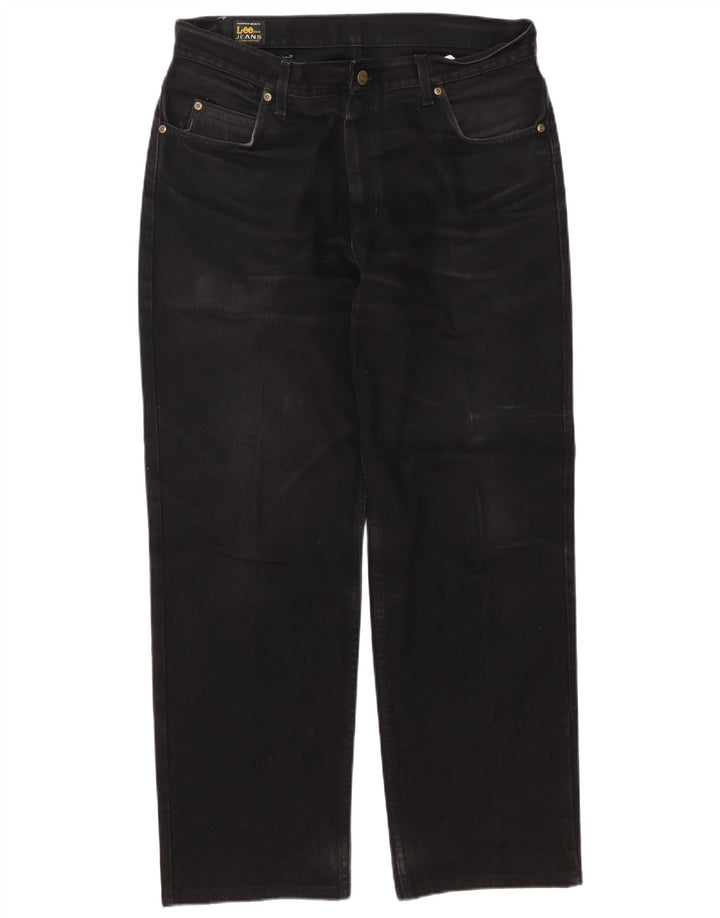 Мужские прямые джинсы Lee W36 L32, черный хлопок