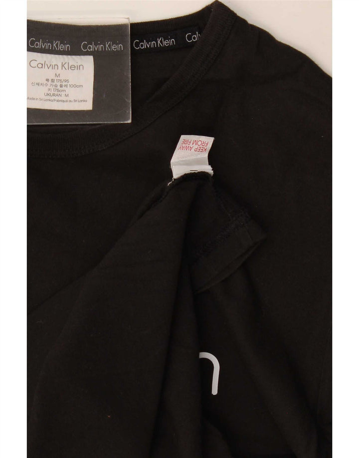 Мужская футболка с рисунком Calvin Klein, средний черный