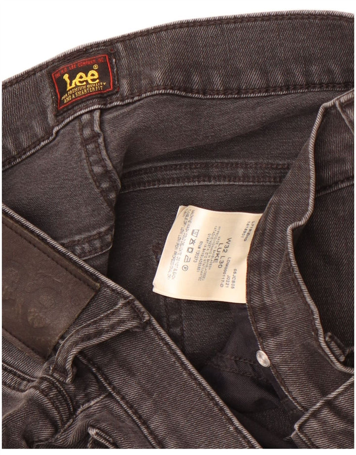 Мужские джинсы Lee Luke Slim W32 L30, серый хлопок