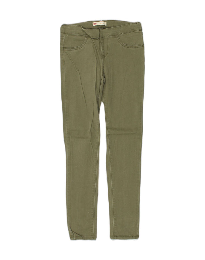 LEVI'S Girls Skinny Casual Trousers 11-12 Years W26 L25 Khaki | Vintage Levi's | Thrift | Second-Hand Levi's | Used Clothing | Messina Hembry 