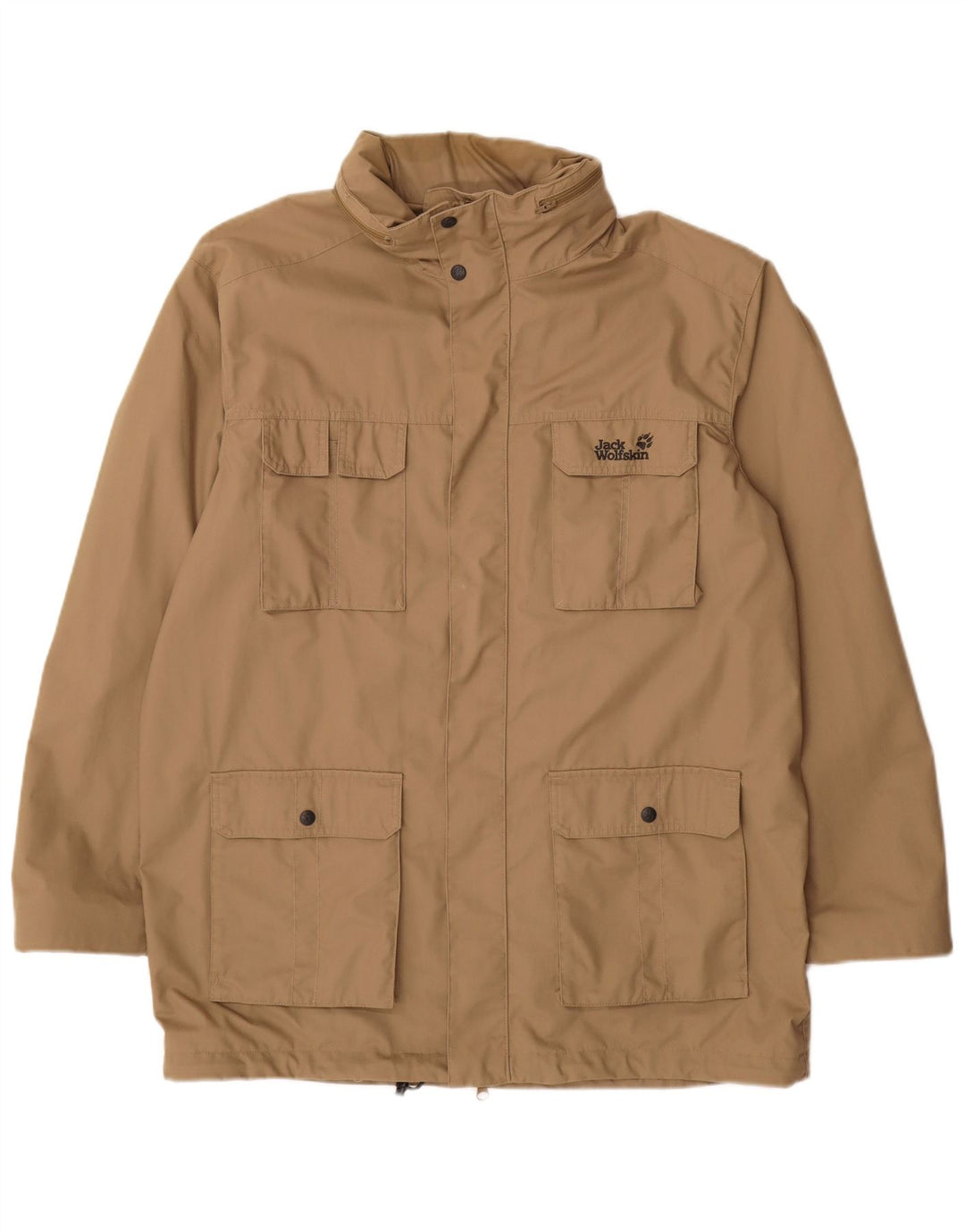 Мужская куртка Jack Wolfskin с капюшоном UK 44 XL, бежевый полиэстер