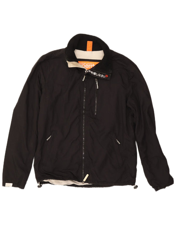 Мужская ветровка Superdry The Windhiker UK 40, большая черная полиэстер