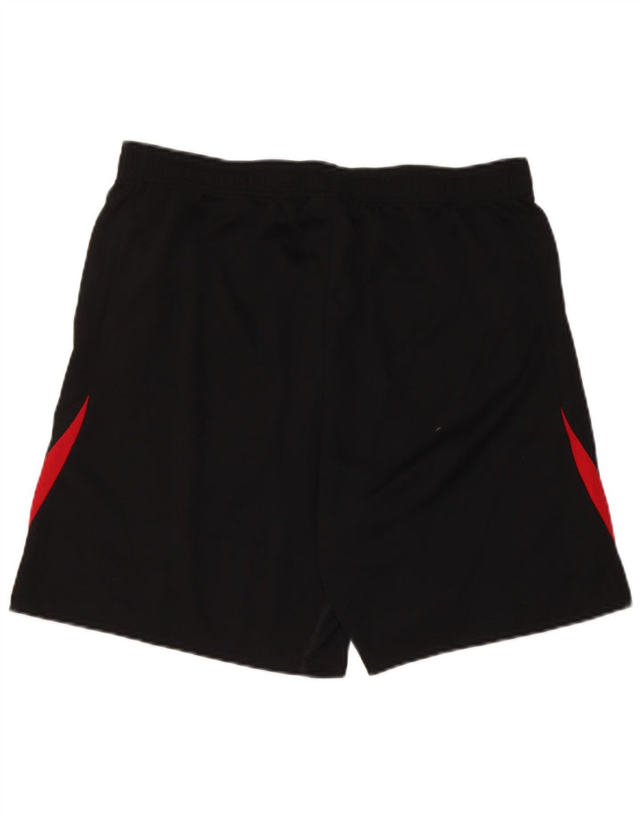 Мужские спортивные шорты Nike Dri Fit, большие черные полиэстер с цветными блоками