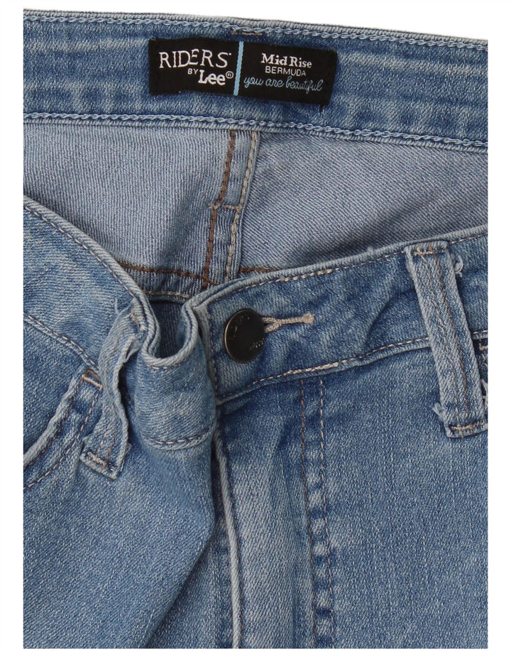 Женские джинсовые шорты-бермуды Lee со средней посадкой W30, средние синие
