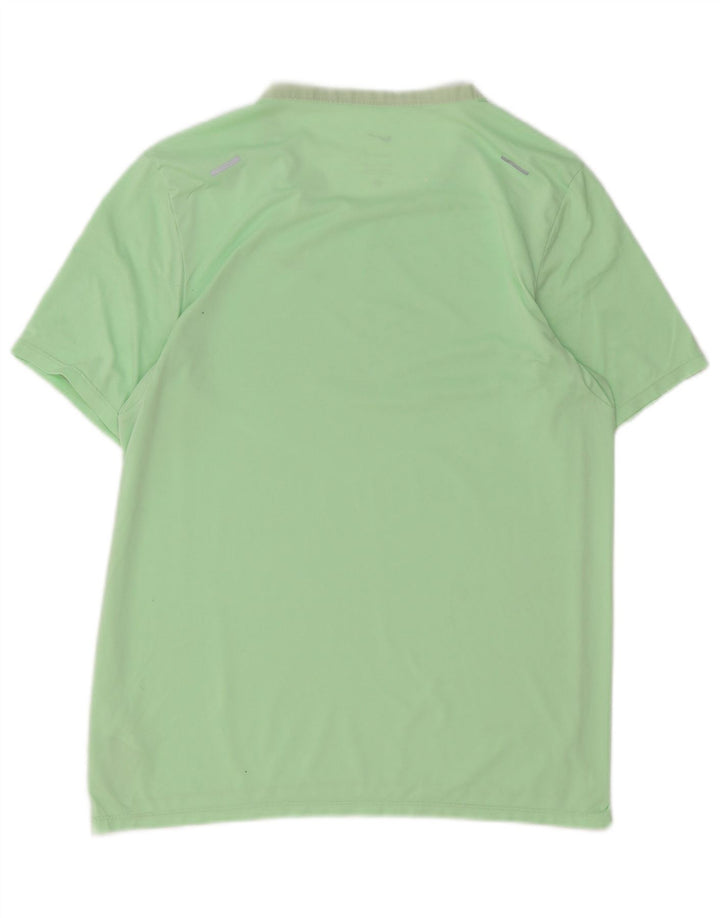 Мужская футболка Nike Dri Fit, маленький зеленый полиэстер