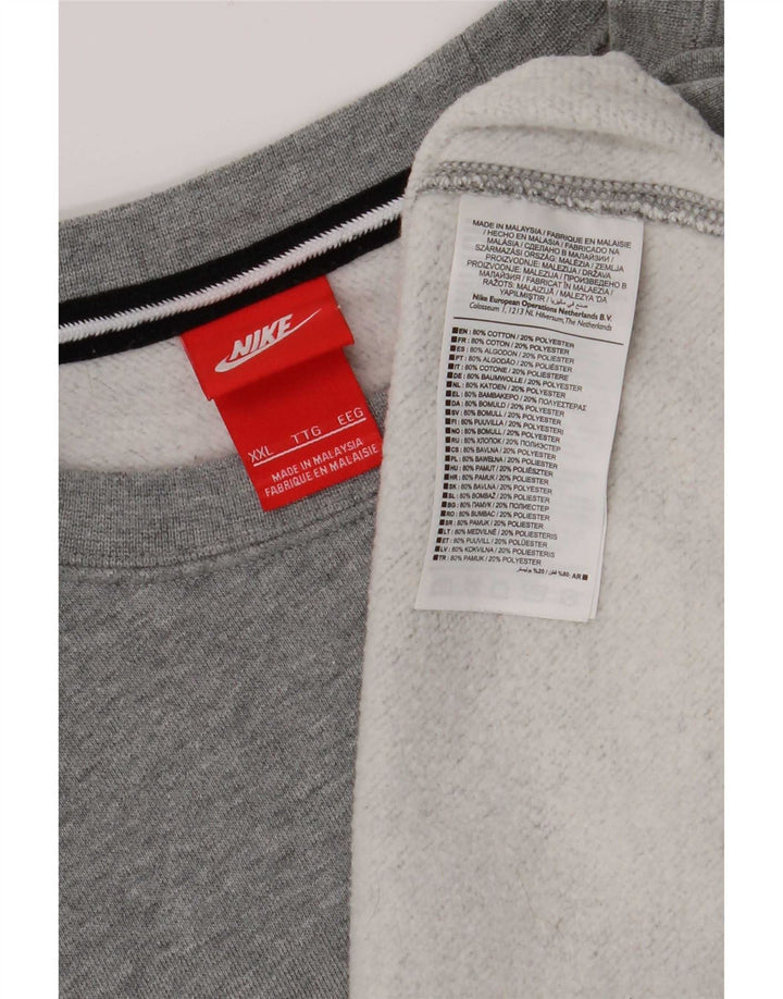 Мужской свитер Nike 2XL, серый хлопок