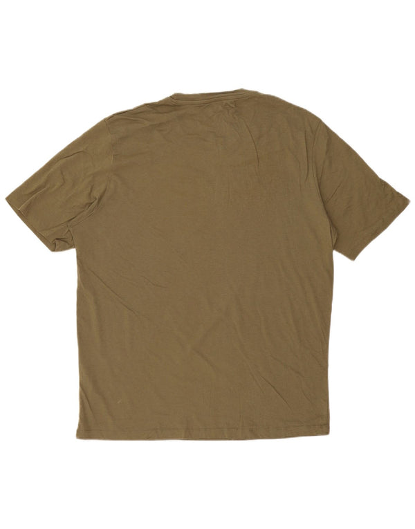 Мужская футболка с рисунком JACK & JONES, 2XL, зеленый хлопок