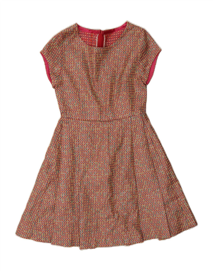 VINTAGE Womens A-Line Dress UK 4 XS Multicoloured Check Vintage Vintage and Second-Hand Vintage from Messina Hembry 