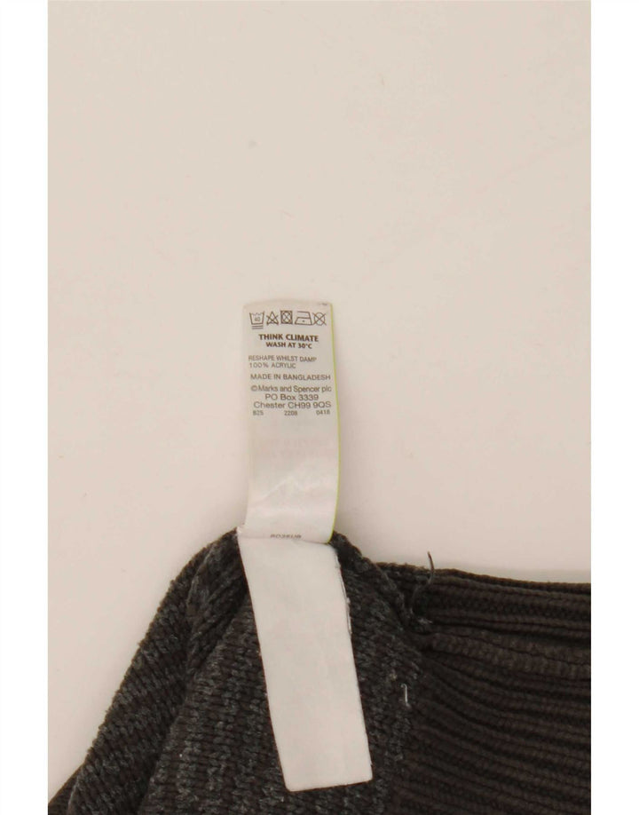 Мужской кардиган-свитер Marks & Spencer XL, серый акрил