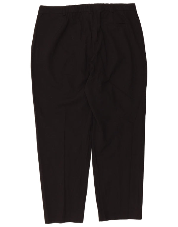 Женские зауженные брюки чинос Marks & Spencer UK 16, большие W36 L26, черные