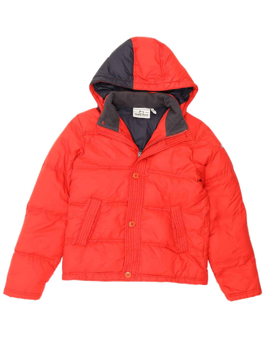 Мужская утепленная куртка Woolrich Penn-Rich с капюшоном UK 38, средний красный нейлон