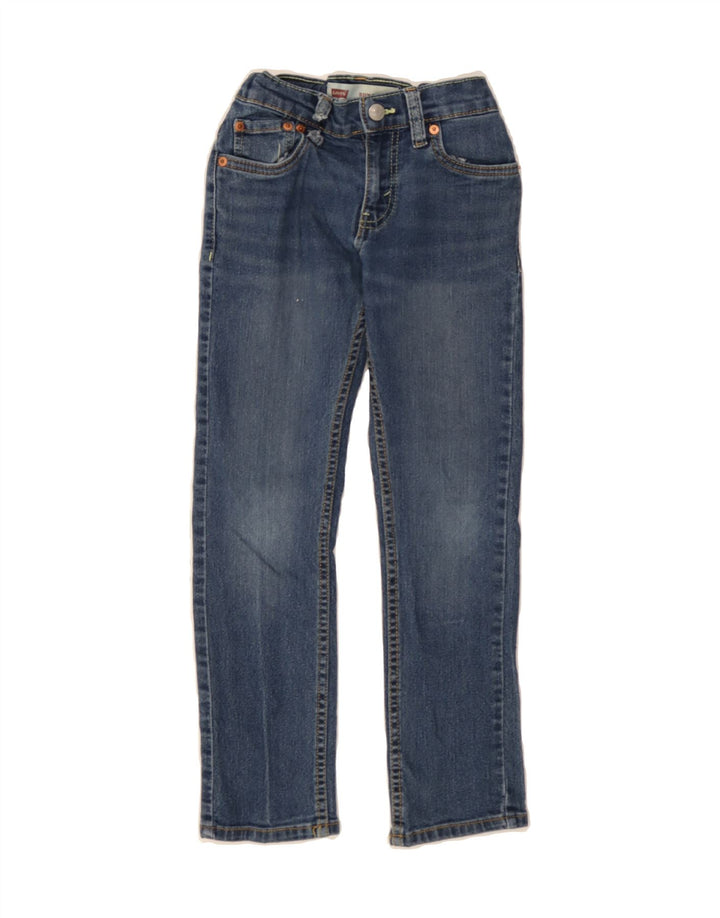 LEVI'S Boys 511 Slim Jeans 7-8 Years W24 L25 Blue Cotton Vintage Levi's and Second-Hand Levi's from Messina Hembry 
