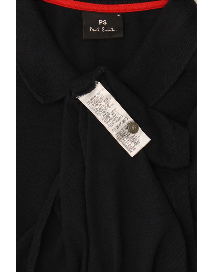 Мужская рубашка поло Paul Smith с длинным рукавом, темно-синяя, хлопковая